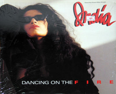 La India Dancing on Fire b/w Bailando en el Fuego album front cover vinyl lp album https://vinyl-records.nl